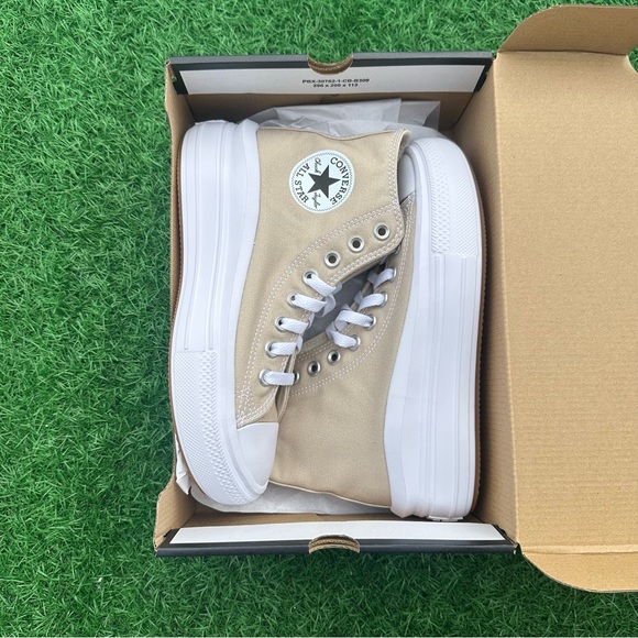 Converse Chuck Taylor All Star Move Hi Beach Stone - Picture 5 of 14